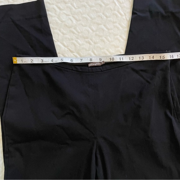 J. McLaughlin Black Lightweight Pants Trousers Women’s Size 10 Side Zip Classic - Picture 5 of 8